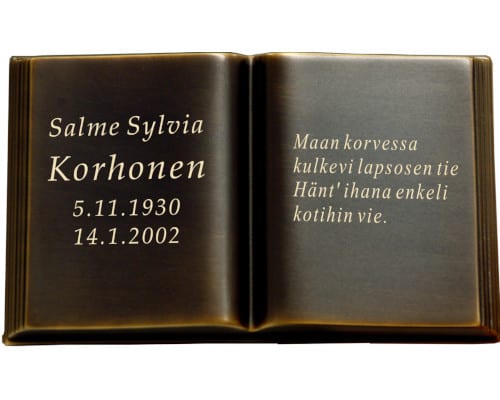 Pieni pronssikirja-12x21cm-classic-pinta Pieni pronssikirja-12x21cm-classic-pinta